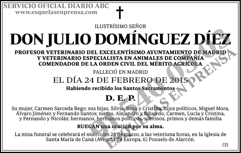 Julio Domínguez Díez